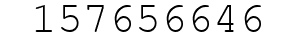 Number 157656646.