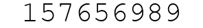 Number 157656989.
