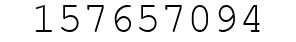 Number 157657094.