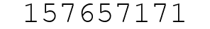 Number 157657171.