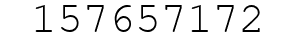 Number 157657172.
