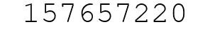 Number 157657220.