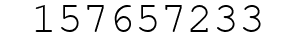 Number 157657233.