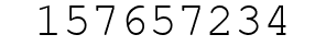 Number 157657234.
