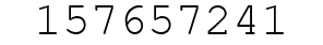 Number 157657241.