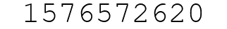 Number 1576572620.
