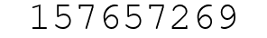 Number 157657269.