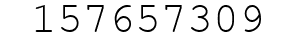 Number 157657309.