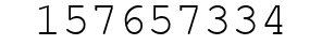 Number 157657334.