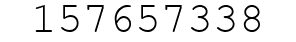 Number 157657338.