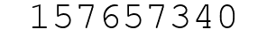 Number 157657340.
