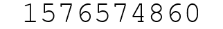 Number 1576574860.