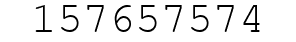 Number 157657574.