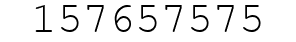 Number 157657575.