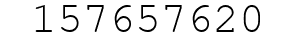 Number 157657620.
