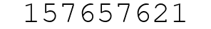 Number 157657621.