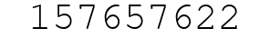 Number 157657622.