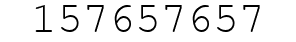 Number 157657657.