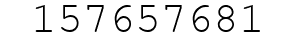 Number 157657681.