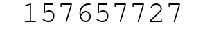 Number 157657727.