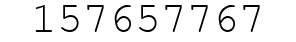 Number 157657767.