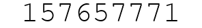 Number 157657771.
