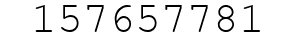 Number 157657781.