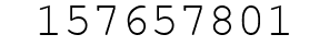 Number 157657801.