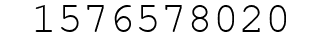 Number 1576578020.