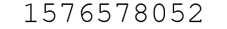 Number 1576578052.