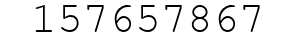 Number 157657867.