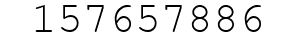Number 157657886.