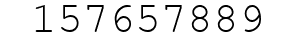 Number 157657889.