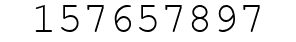 Number 157657897.