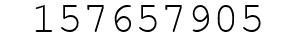 Number 157657905.