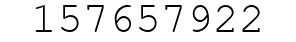 Number 157657922.