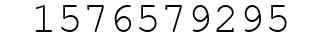 Number 1576579295.