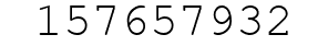 Number 157657932.