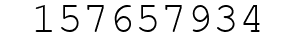 Number 157657934.