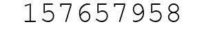 Number 157657958.