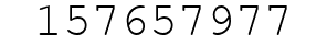 Number 157657977.