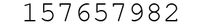 Number 157657982.