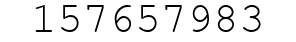 Number 157657983.