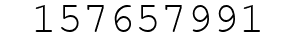 Number 157657991.