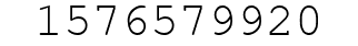 Number 1576579920.