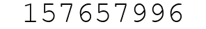 Number 157657996.