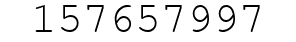 Number 157657997.