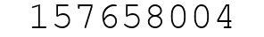 Number 157658004.
