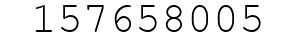 Number 157658005.