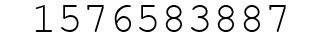 Number 1576583887.